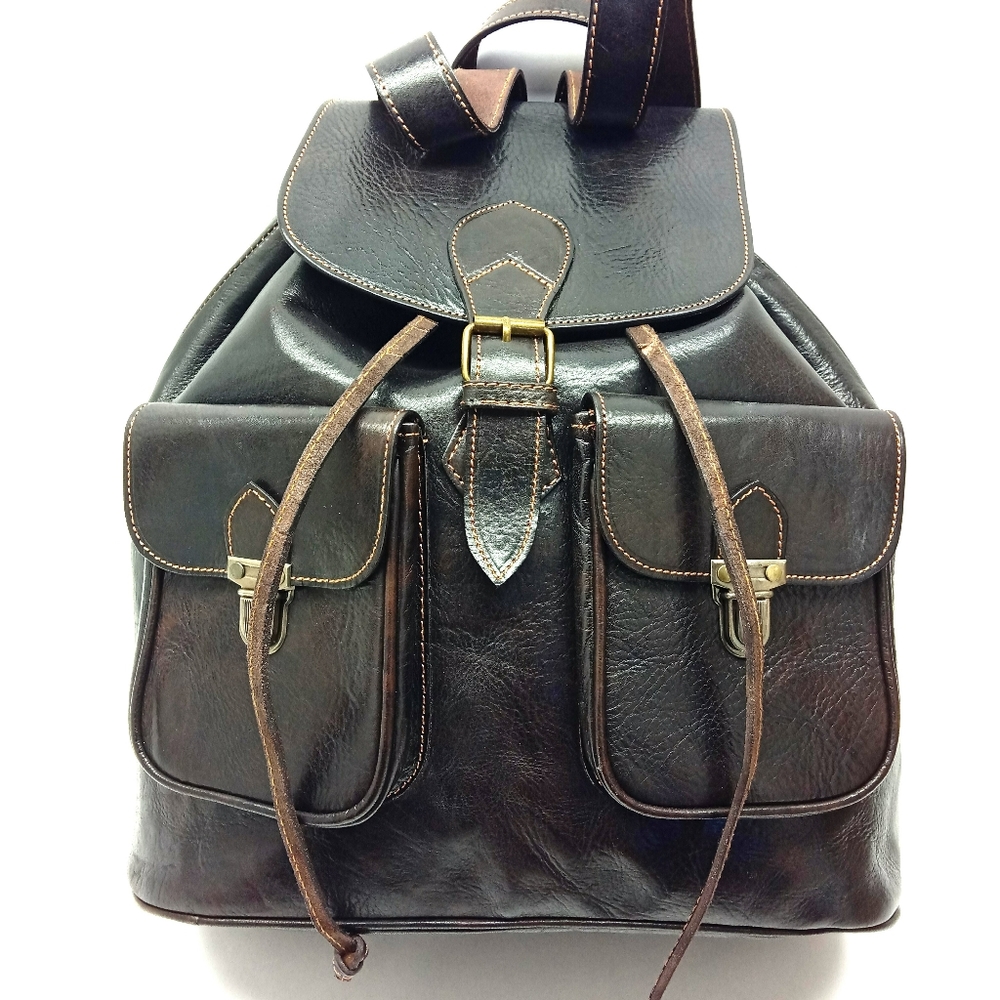 Backpack -Genuine Leather -Large